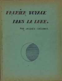 Page de couverture avec lune dessinée.