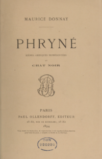 Couverture imprimée de la brochure, sans illustration