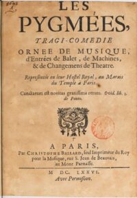 Page de titre d'un imprimé ancien en beaux caractères ainsi qu'une marque en milieu de page représentant un crâne humain entouré de motifs floraux.