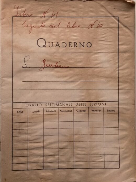 Couverture d'un cahier