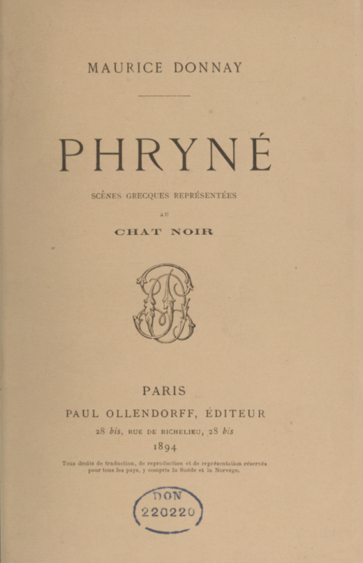 Couverture imprimée de la brochure, sans illustration