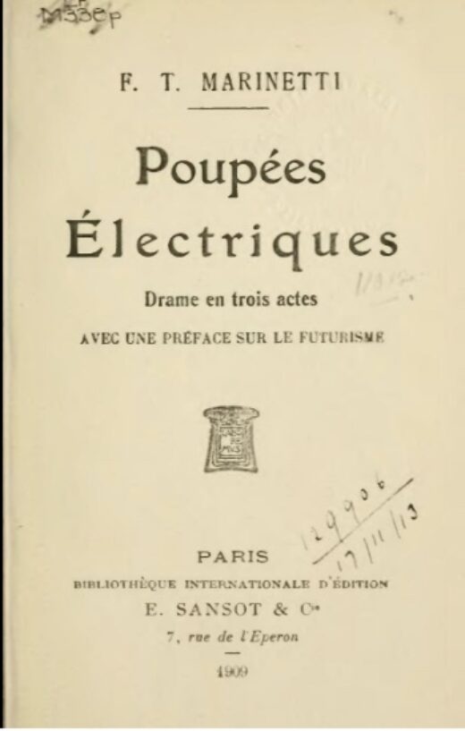Couverture de l'édition de 1909, sans illustration